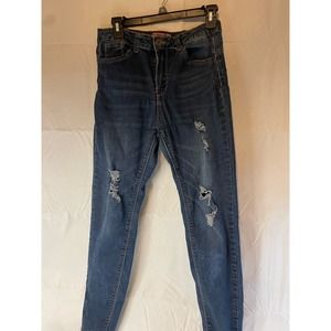 Wax Jeans Butt Lift Butt, I Love You Women's 9 Distressed Skinny